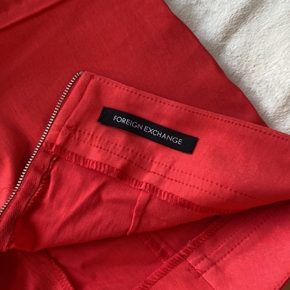 Foreign Exchange | Shorts | Zip up | Color: Blood Orange |Size: S - Picture 11 of 14